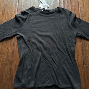 The Cashmere Project Black Lightweight Sweater Size Medium NWT!